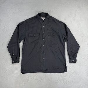 Vintage 80s-90s Heartland Company 100% Silk Button Up Shirt Men's Medium